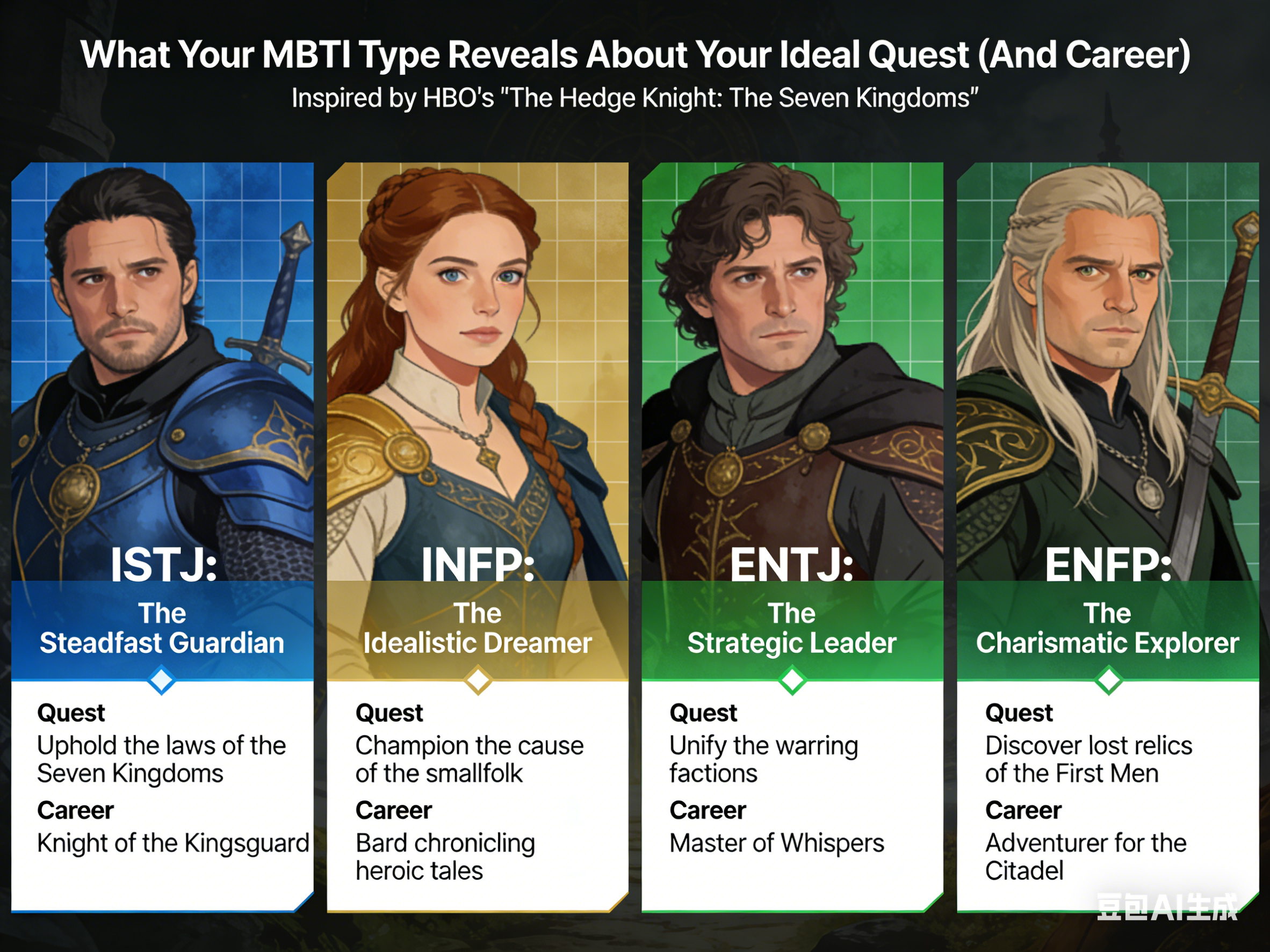What Your MBTI Type Reveals About Your Ideal Quest (And Career)